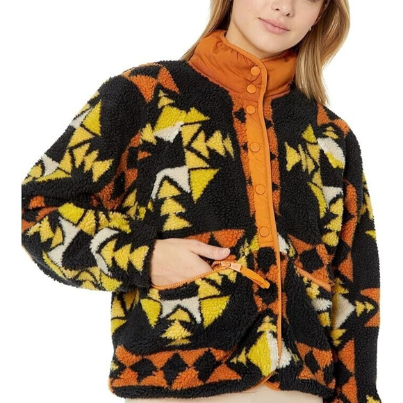 Free People Jackets & Blazers - Free People FP Movement Rocky Ridge Fleece Jacket Aztec Southwestern Print Small